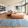 Louis De Poortere tapijt LX 9110 Antiquarian Kilim Zemmuri Blue interior 2