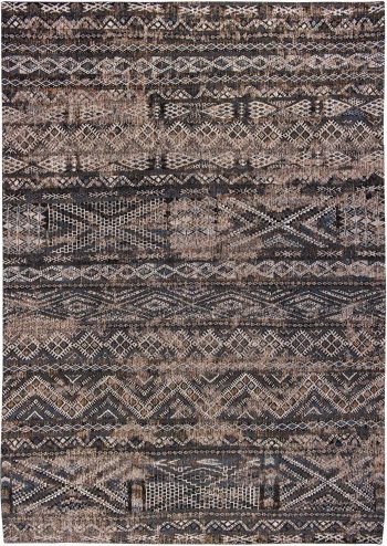 Louis De Poortere tapijt LX 9113 Antiquarian Kilim Black Rabat