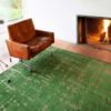 Louis De Poortere tapijt LX 9202 Structures Baobab Perrier Green interior 3