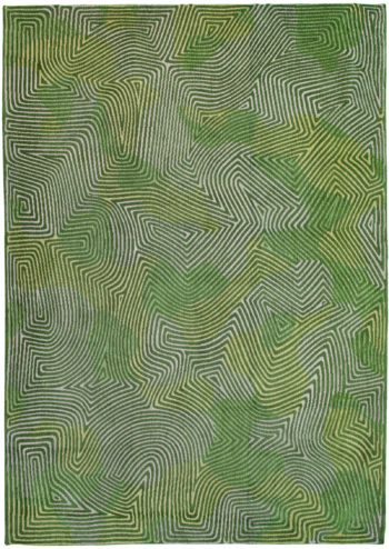 Louis De Poortere tapijt LX 9231 Meditation Coral Tropical Green