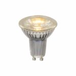 LED lamp Lucide MR16 - Ø 5 cm - LED Dimbaar - GU10 - 1x5W 2700K - Transparant
