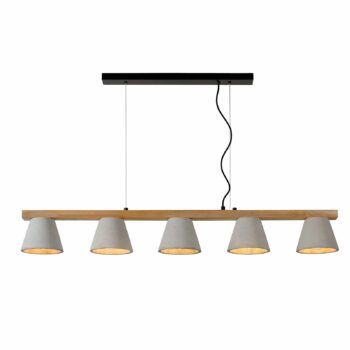 Lucide Possio Hanglamp 5xE14 Taupe 03413 05 41