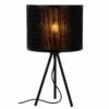 Lucide Tagalog Tafellamp 26 cm 1xE27 Zwart 21529 26 30