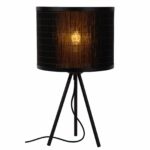 Tafellamp Lucide TAGALOG - Ø 26 cm - 1xE27 - Zwart