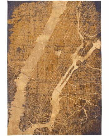 Louis De Poortere tapijt Cities New York 9315 Gatsby Gold