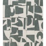 Louis De Poortere tapijt, Craft Sea Spray 9361, Papercut design