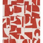 Louis De Poortere tapijt, Craft Rust 9364, Papercut design