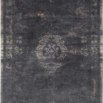 Louis De Poortere tapijt, Fading World Mineral Black 8263, Medallion design