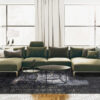 tapijt Louis De Poortere LX8263 Fading World Medaillon Mineral Black interior