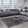 tapijt Louis De Poortere LX8263 Fading World Medaillon Mineral Black interior 2