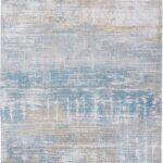 Louis De Poortere tapijt, Atlantic Long Island Blue 8718, Streaks design