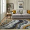 Concept Looms tapijt Amara AMA103 GREY BLUE BRONZE 220x160 0639059104157 5