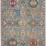 Tapijt Nourison Ankara Global ANR12 Grey / Multicolour