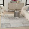 Nourison tapijt Brush Strokes BSK04 SILGY SILVER GREY 5x7 099446899095 interior 1