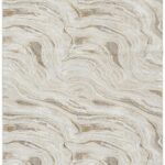 Tapijt Nourison Glitz GLZ22 Grey / Gold