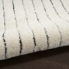 Nourison tapijt Modern Comfort MNC01 IVBLK IVORY BLACK 5x7 099446902139 TX01