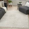Nourison tapijt Modern Comfort MNC01 IVBLK IVORY BLACK 5x7 099446902139 interior 1