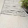 Nourison tapijt Modern Comfort MNC02 IVBLK IVORY BLACK 5x7 099446902146 interior 2