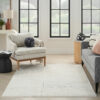 Nourison tapijt Modern Comfort MNC02 IVBLK IVORY BLACK 5x7 099446902146 interior 3