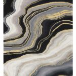 Tapijt Nourison Prismatic PRS31 Charcoal / Grey