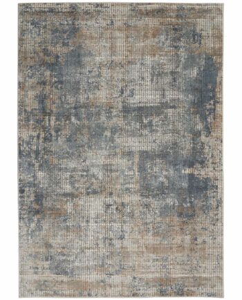 Nourison tapijt Quarry QUA02 BLBGE BLUE BEIGE 5x7 099446746207