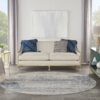Nourison tapijt Rustic Textures RUS10 IVBLU IVORY BLUE 8XRND 099446836045 interior 3