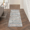 Nourison tapijt Rustic Textures RUS14 LTGMT LIGHT GREY MULTICOLOR 2x8 099446799234 interior 1