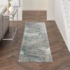 Nourison tapijt Rustic Textures RUS15 LGYBL LIGHT GREY BLUE 2x8 099446799449 interior 1