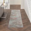 Nourison tapijt Rustic Textures RUS15 LGYRS LIGHT GREY RUST 2x8 099446799319 interior 1