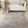 Nourison tapijt Rustic Textures RUS15 LGYRS LIGHT GREY RUST 5X7 099446799395 interior 1