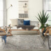 Nourison tapijt Starry Nights STN10 GRYNV GREY NAVY 5x7 099446797285 interior 3
