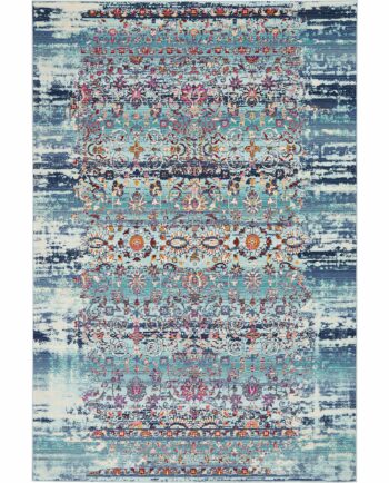 Nourison tapijt Vintage Kashan VKA02 BLUE 5x7 099446455345 MAIN