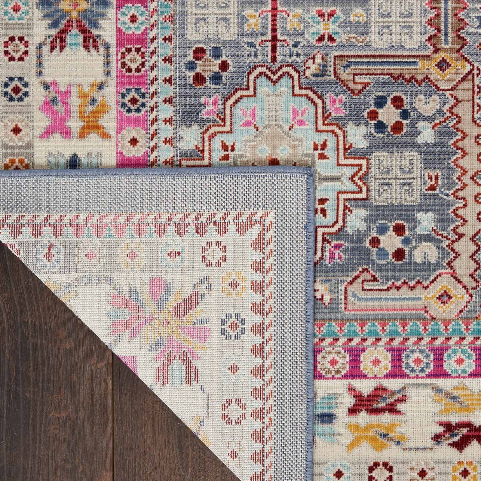Nourison tapijt Vintage Kashan VKA05 GYMTC GREY MULTICOLOR 5X8 099446811837 CRB