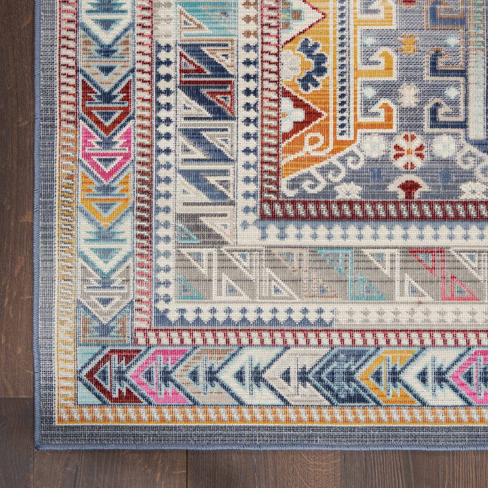 Nourison tapijt Vintage Kashan VKA06 GYMTC GREY MULTICOLOR 5X8 099446811967 CR