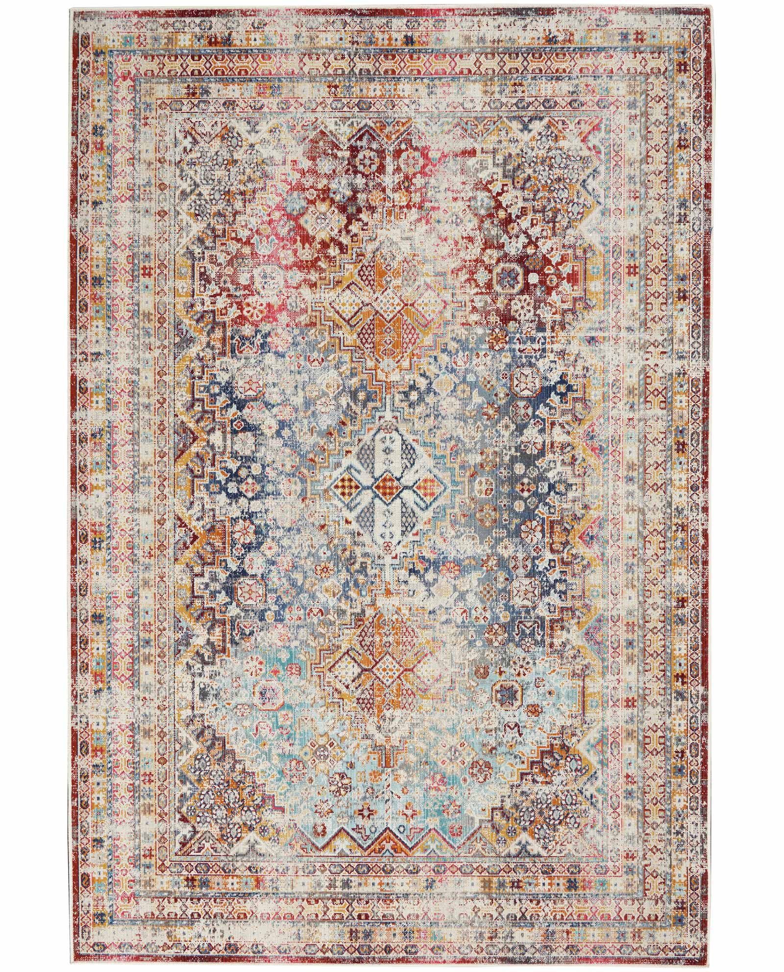Nourison tapijt Vintage Kashan VKA09 MULTI MULTICOLOR 5X8 099446852441