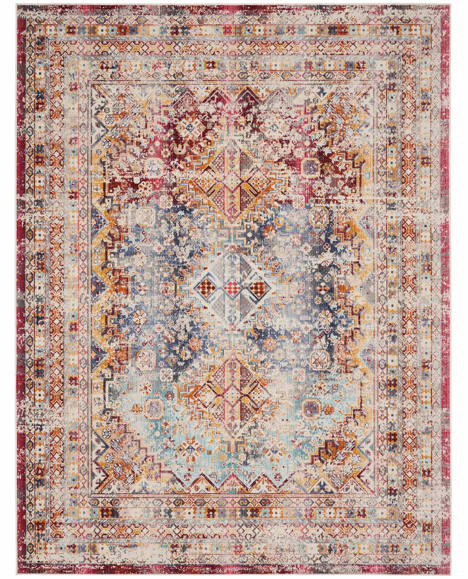 Nourison tapijt Vintage Kashan VKA09 MULTI MULTICOLOR 8X10 099446852489