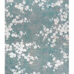 Louis De Poortere tapijt, Sakura Lake Blue 9850, Sakura design