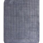 Tapijt Asiatic Kuza Shape Black / Navy