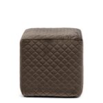 Rivièra Maison Seine Voetenbankje, Velvet III, Anthracite